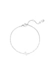 Armband zilver letter E - LoveSieraden