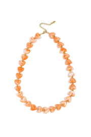 Statement hartjesketting gekleurd LoveSieraden