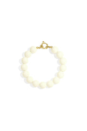 Ronde kralen armband dames stainless steel LoveSieraden