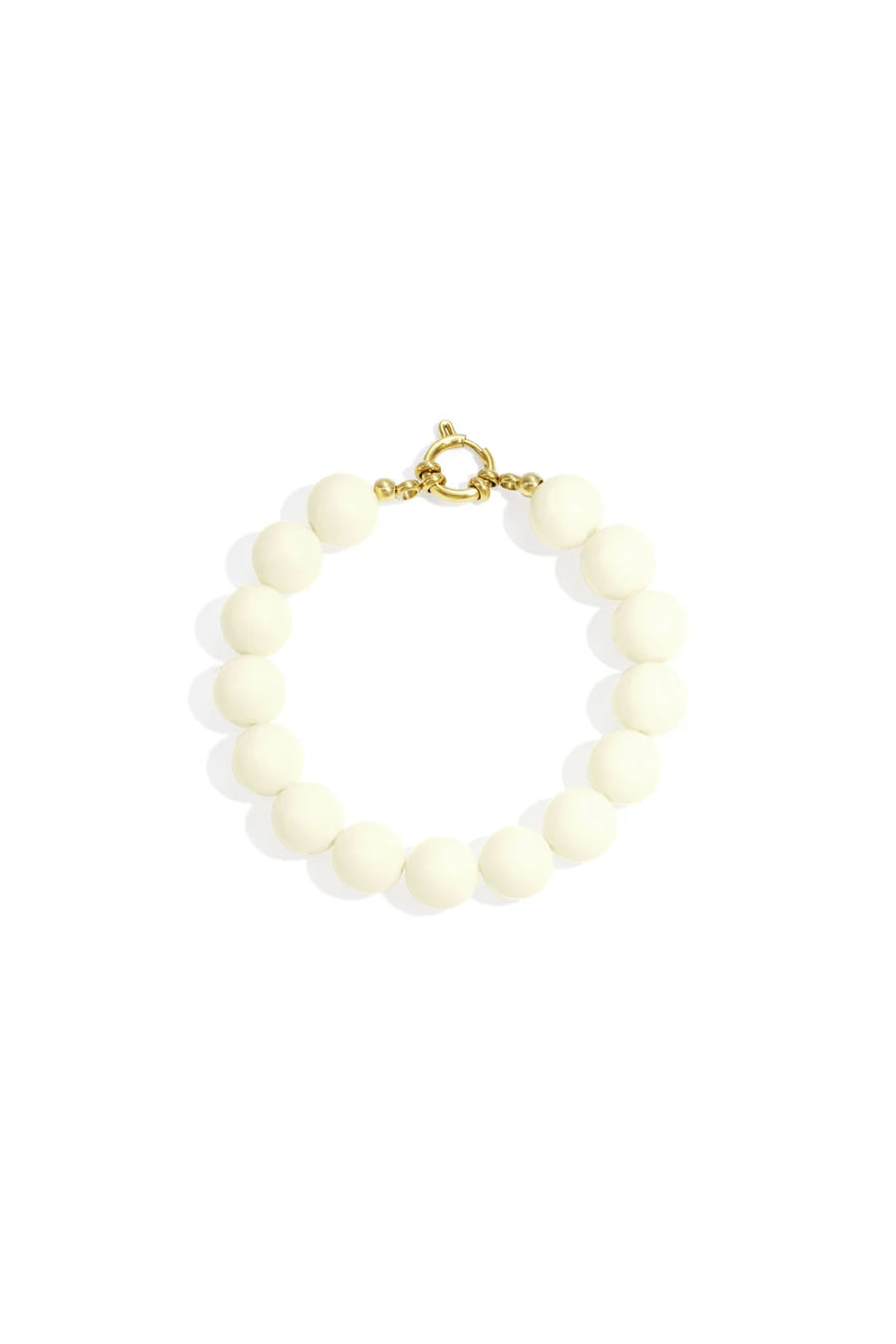 Ronde kralen armband dames stainless steel LoveSieraden