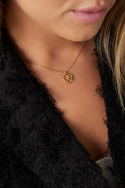 Ketting met pretzel hanger stainless steel LoveSieraden