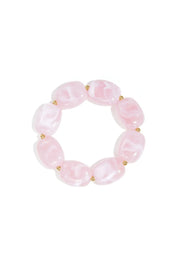 Rekbare statement armband met gekleurde kralen LoveSieraden