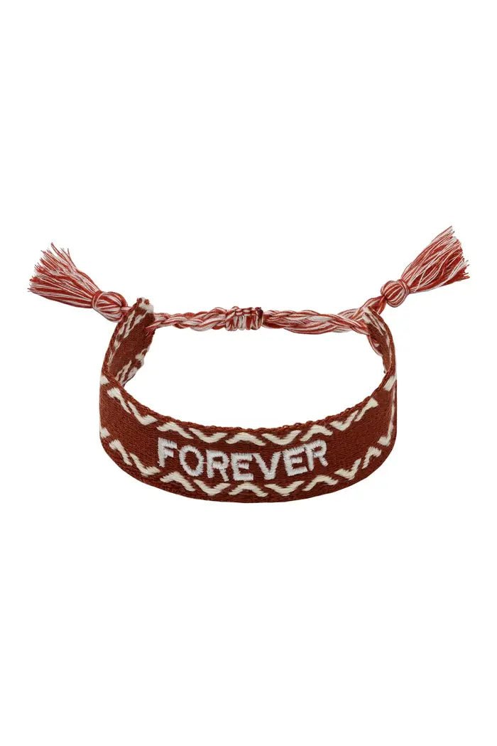 Geweven armband ‘forever’ - LoveSieraden