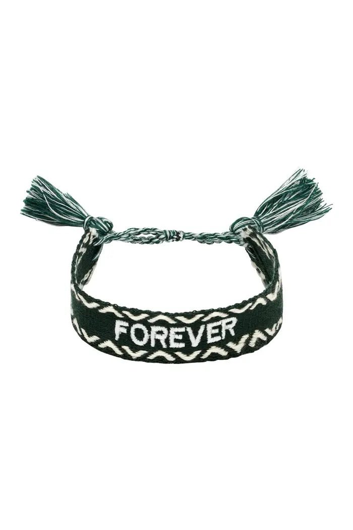 Geweven armband ‘forever’ - LoveSieraden