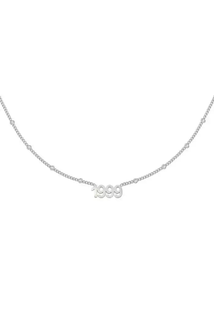 Jaarketting zilver 1999 - LoveSieraden
