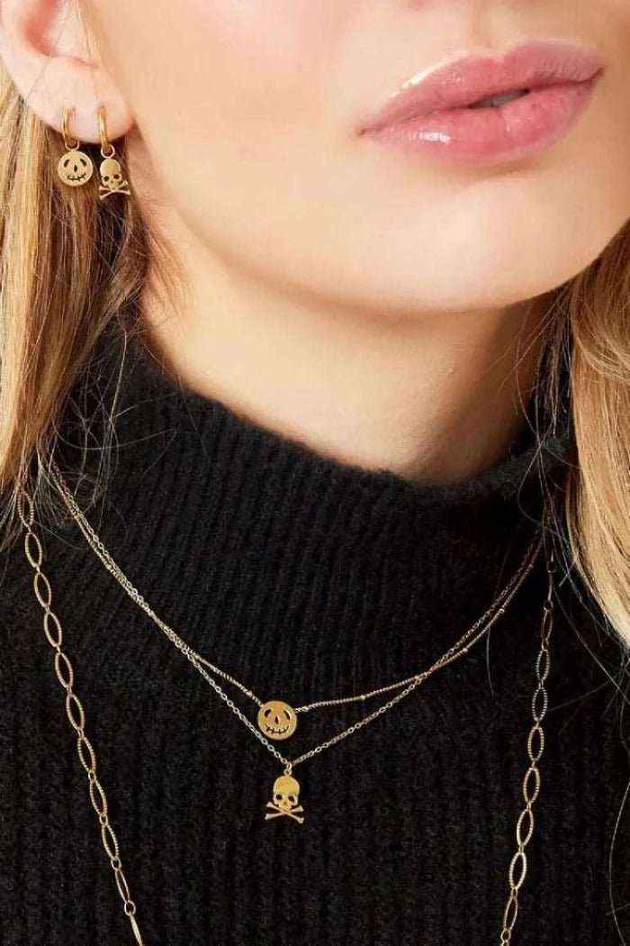 Ketting met vertederende pompoen - LoveSieraden