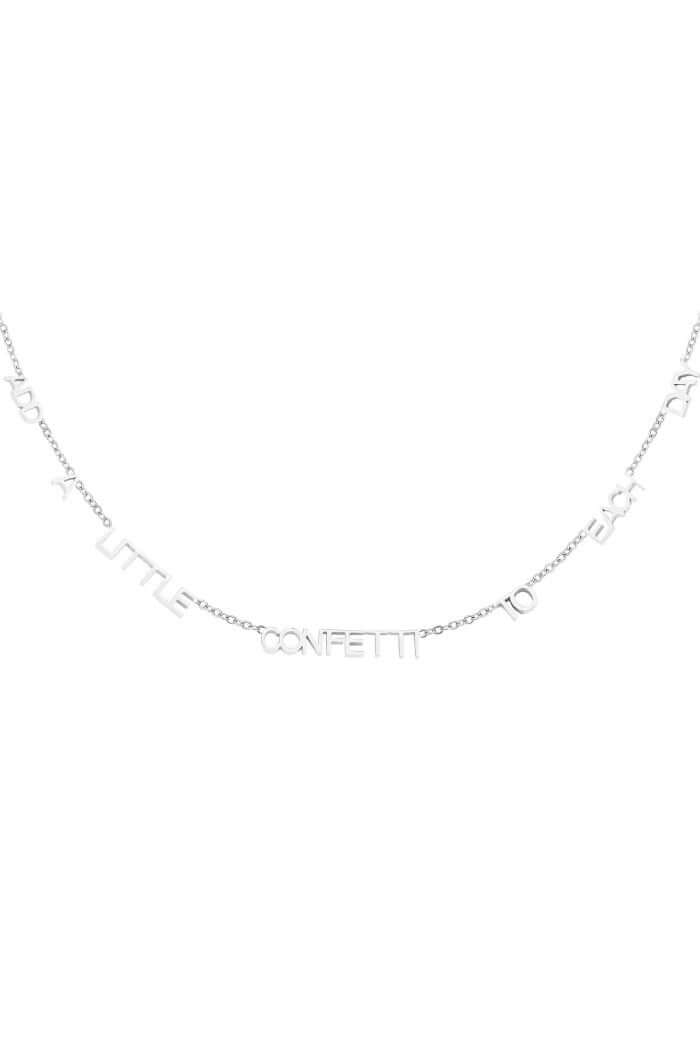 Ketting quote confetti - LoveSieraden