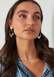 Ketting zilver met hangende coins - LoveSieraden