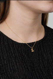 Ketting hanger kers goud stainless steel LoveSieraden