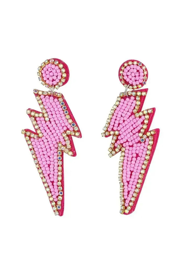 Oorbellen bliksemschicht met betoverende kralen - LoveSieraden