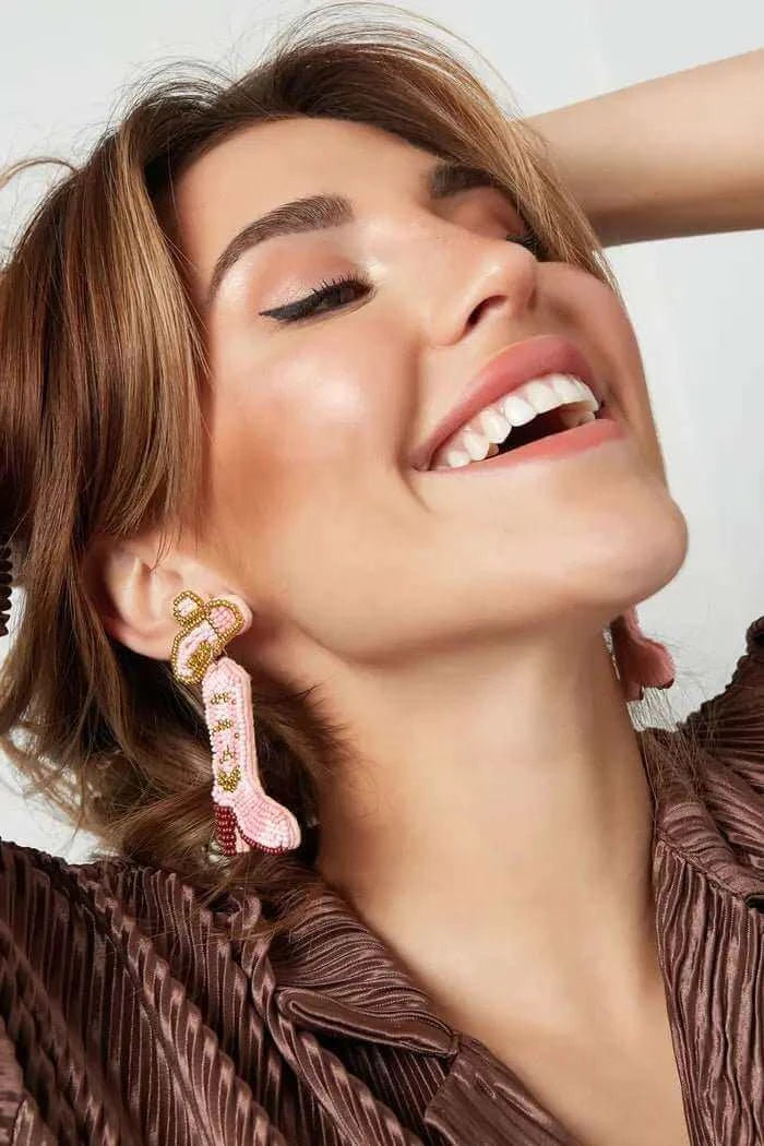 Oorbellen cowboylaarzen model3 - LoveSieraden