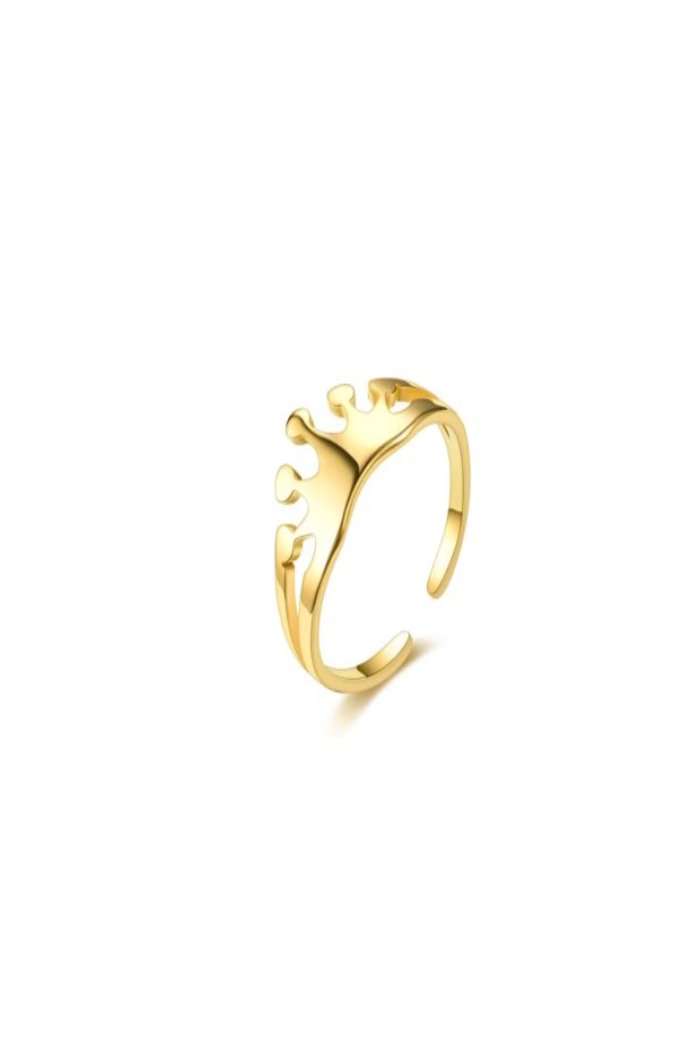 Ring gouden kroon - LoveSieraden