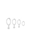 Set van vier oorbellen ’Charming’ - LoveSieraden