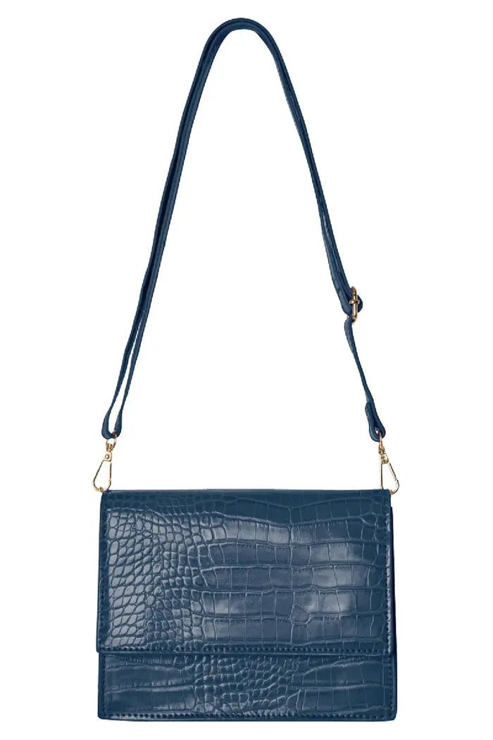 Tas blauw met twee veilige magnetische sluitingen - LoveSieraden